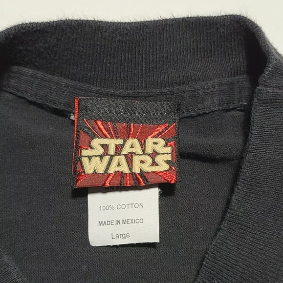 Vintage Darth Maul T-Shirt Double Sided Dark Side - Picture 3 of 3